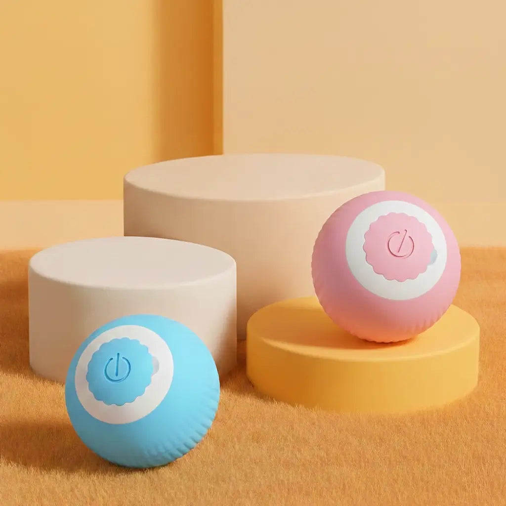 Interactive smart ball for indoor cats